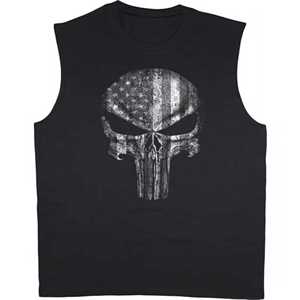 Débardeur de sport pour homme en coton uni, décontracté, lavé, avec logo personnalisé, col rond profond, respirant, dos nageur, grande taille - Product Image 1