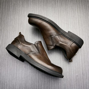 Zapatos Mocasines de Piel de Becerro con Detalles Cosidos a Mano y Soporte para el Arco del Pie, Zapatos de Vestir para Hombre - Product Image 3