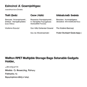 Borse portaoggetti multiuso Welinton in RPET, porta gadget sostenibile - Product Image 2