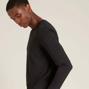 T-shirt en coton à col rond pour hommes, décontracté et décontracté-Manches longues, plusieurs couleurs - Product Image 3