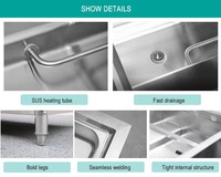 Chauffe-Plats Électrique Isotherme de Comptoir en Promotion avec Pot GN pour Restaurant, Buffet, Cuisine, Cafétéria, Fête