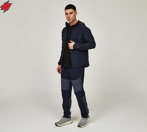 แจ็กเก็ตกันฝนกันน้ำสำหรับผู้ชายเสื้อกันลมไนลอนแห้งเร็วระบายอากาศได้ดีน้ำหนักเบาสำหรับกีฬากลางแจ้งเสื้อวิ่งโลโก้ตามสั่ง - Product Image 2