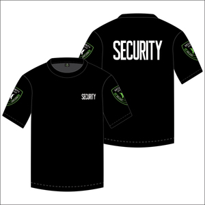 Camiseta de Uniforme de Guardia de Seguridad Unisex 2026 para Verano, Logotipo Personalizado, Manga Corta Negra, Ropa de Trabajo para Hombres y Mujeres Adultos, OEM - Product Image 1