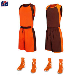 เสื้อบาสเก็ตบอลแบบใส่กลับด้านได้,ชุดบาสเก็ตบอลเสื้อคู่ผ้าระบายอากาศได้ดีดีไซน์ของคุณเองได้ - Product Image 4