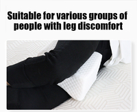 Coups inclinés orthopédiques jambes ergonomiques genoux Cube ascenseur oreiller coussin rue caoutchouc Bliss tendances pour le dos dormir