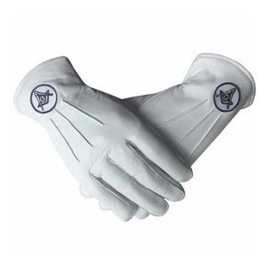Gants en coton Offre Spéciale Gants maçonniques réutilisables au meilleur prix avec design et logo personnalisés - Product Image 1