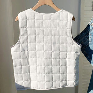 High Quality New Hot Sale Comfortable Warm <b>Women</b> Puffer Vests <b>Down</b> Vest <b>Lightweight</b> Quilted Padded Streetwear Fashion Gilets - Product Image 4