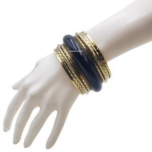 2025 nouveauté gros bracelet en laiton fait à la main Boho gitane bijoux africains Bracelet avec résine Unique mode bracelets - Product Image 3