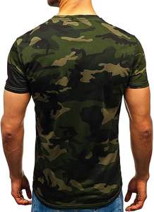 เสื้อยืดผู้ชาย Woodland Camo #11เสื้อคอกลมแขนสั้นผ้าคอตตอน100% มีตัวอักษร - Product Image 3
