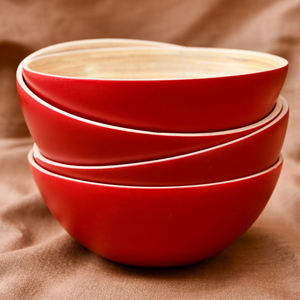 Artisanat beaux bols en laque bol en bambou filé meilleur choix ensemble de vaisselle pour la fête de noël - Product Image 6