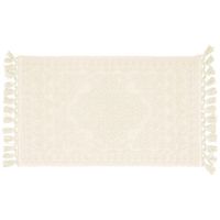 Alfombra de Baño Moderna y Ecológica 100% Algodón, Suave al Tacto, Antideslizante, con Base de Látex para Baño y Sala de Estar