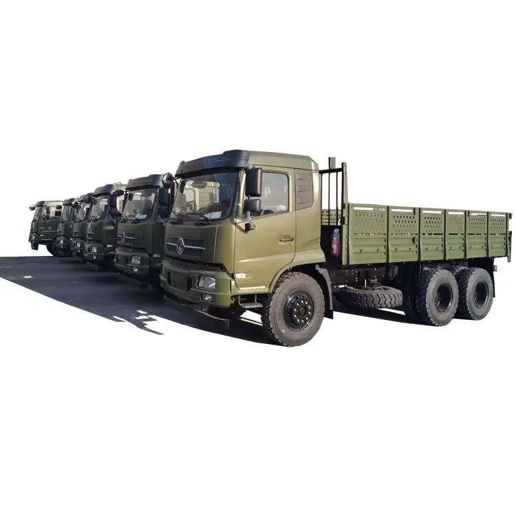 핫 세일 유로 III 커민스 엔진 210HP Dongfeng 6X4 10 바퀴화물 트럭 부품 적재 운송