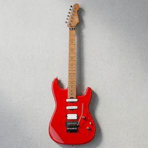 Guitarra Eléctrica con Pastillas Alnico II V Diseñadas en EE. UU., Cuerpo de Aliso Sólido, Mástil de Arce Tostado, Trémolo Floyd Rose - Product Image 1