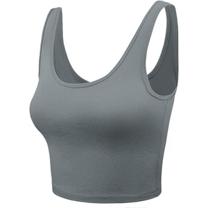 Nouveauté Qualité supérieure Logo personnalisé Vêtements de sport pour femmes Soutien-gorge de sport dos nu Haut de fitness élastique sans couture Soutien-gorge de sport pour femmes de yoga - Product Image 3