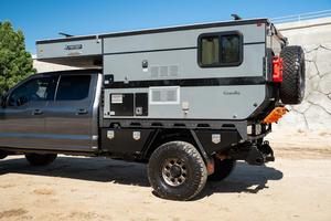 Remolque de Camioneta Desplegable Manley, Remolque de Viaje 4x4, Caravana, Vehículo de Expedición, Remolque Tipo Lágrima Ajustable Negro - Product Image 4