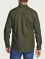 Camisa de Franela Tejida para Hombre, la Más Vendida al por Mayor, Unisex, de Algodón y Poliéster, Transpirable, Tallas Grandes, Informal, para Verano