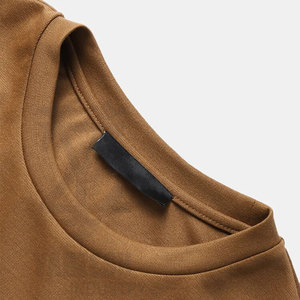 2023 gros séchage rapide à manches courtes T-shirt hommes coton casual plaine mince ajusté t-shirts - Product Image 4