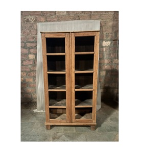 Armario de Cocina Moderno, Antiguo, de Lujo, Clásico, Vintage, de Tamaño Mediano, Elegante, de Madera Maciza Azul - Product Image 1