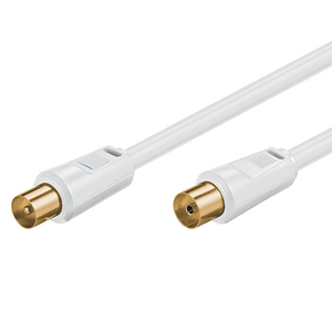 Cavo antenna placcato oro bianco 2,5 m - Product Image 1