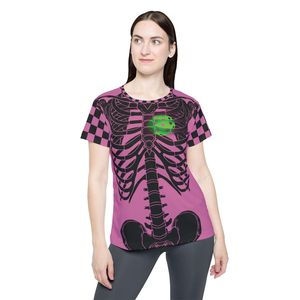 T-shirt de pickleball personnalisé de qualité supérieure imprimé par sublimation - Unisexe, manches courtes, col rond, sportif, été, personnalisé - Product Image 3