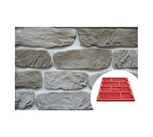 Moule en pierre de placage de pierre de caoutchouc de silicone décoratif de mur largement utilisé pour le béton d'origine de la République tchèque - Product Image 1