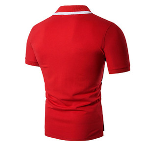 Manga corta de talla grande para hombre con estampado informal de punto transpirable de color verde para camisetas 100% algodón - Product Image 6
