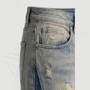 กางเกงยีนส์ทรงตรงผู้ชาย เอวกลาง แฟชั่น ทนทาน สีตามสั่ง ขายส่ง คุณภาพพรีเมียม จำนวนมาก - Product Image 5