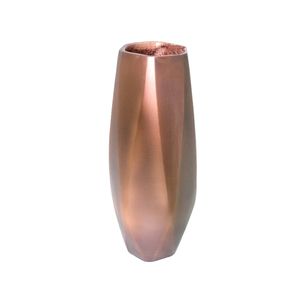 Vaisselle en vrac en gros Vase à fleurs en métal décoratif en fer Finition en cuivre pour la décoration de la maison et du mariage Vase en métal fait à la main - Product Image 1