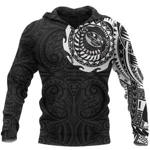 Vente en gros de sweat à capuche de rugby néo-zélandais tatouage <span class=keywords><strong>maori</strong></span> conception personnalisée impression exclusive grande taille casual hommes sweats à capuche avec poches - Product Image 6