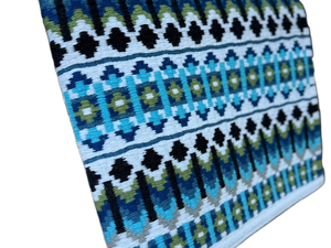 Manta de espectáculo occidental de lana de Nueva Zelanda Original 100%, impresionantes patrones coloridos para montar en Grars, categoría de almohadillas para SILLÍN - Product Image 3