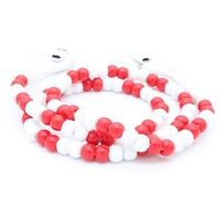 Câble USB créatif 4-en-1 avec perles, cordon de chargeur de téléphone décoratif et tendance, cadeau, 10 couleurs au choix
