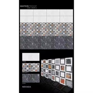 300x600mm Extérieur Céramique 30x60cm Numérique 12x24 Glacé Brillant Intérieur Mono Brique Gris Porcelaine Poli Carreaux Muraux Prix - Product Image 4