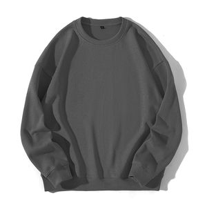 Sudadera unisex con logotipo personalizado para hombre, sudaderas con capucha de cuello redondo impermeables y antiretráctiles a la moda con sudaderas con capucha de estilo liso - Product Image 3