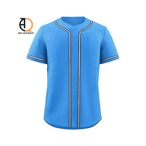 เสื้อเจอร์ซีย์ซอฟต์บอลผ้าโพลีเอสเตอร์100% ขนาดพลัสไซส์เครื่องแบบทีมชายและหญิงระบายอากาศได้ - Product Image 1