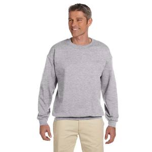 Jersey de cuello redondo de lana de algodón gris Suéteres deportivos grises - Product Image 1