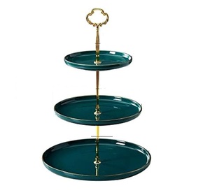 <b>Cake</b> <b>Stand</b> Detachable <b>Cake</b> <b>Stand</b> Style <b>3</b> <b>Tier</b> Pastry Cupcake Fruit Plate Serving Dessert Holder Wedding Party Home Decor - Product Image 2