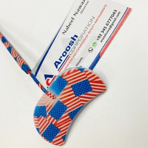 Drapeau américain Miroir demi-lune Vente en gros Papier durable Impression Extension de cils Cils Marque privée Pince à sourcils - Product Image 4