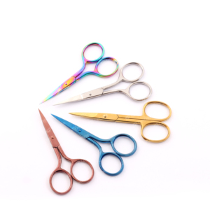 Ciseaux professionnels OEM ODM Ciseaux de manucure et de pédicure multicolores à pointes acérées Ciseaux en acier inoxydable 9CR SUS440C - Product Image 4