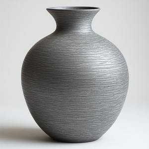 Vase de luxe en métal fait à la main avec un éclat rustique parfaitement conçu pour une décoration saisonnière et un style élégant - Product Image 2