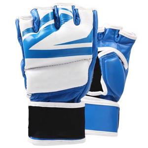 Gants de MMA unisexes OEM à demi-doigts avec matériau PU respirant et fermeture auto-agrippante pour l'entraînement de boxe/kickboxing - Product Image 5