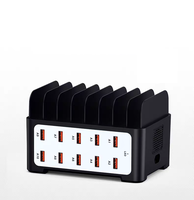 Nouvel article 2026 : Chargeur USB universel multi-ports 120W avec support, station de charge de bureau USB-C 10 ports pour la maison, le bureau et plus encore