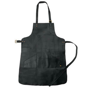 ผ้ากันเปื้อนสำหรับเชฟทำจากหนังผ้ากันเปื้อนสำหรับทำอาหารกันน้ำใส่ได้ทุกเพศ - Product Image 2
