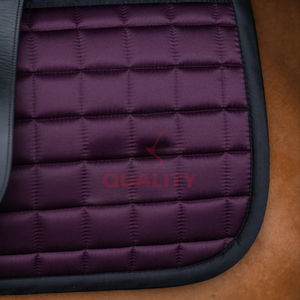 Tapis de selle respirant doublure douce matelassé élégant anglais construction durable pour tout usage équitation tapis de selle personnalisés - Product Image 6