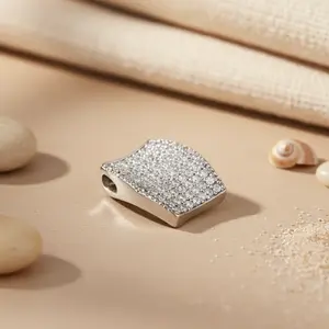 Women's Fashion Religious Pendant <b>Cubic</b> <b>Zirconia</b> Gold Plated 18K Silver Brass Jewelry Number Pattern Main Stone Zircon Brass - Product Image 1