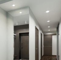 Spot LED moderne 5W GU5.3 noir, double encastré, carré, plafonnier LED en aluminium, utilisation intérieure pour hôtel, bureau