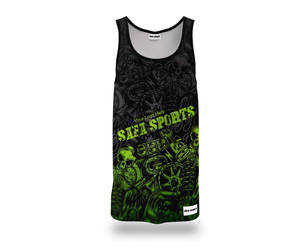 SAFA SPORTS Custom Printed Lightweight Dry Fit Paintball Jersey High Quality Tank with Best Design Custom Sports Jersey - Product Image 3