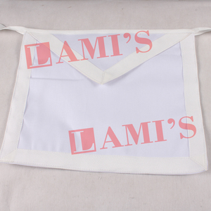 <b>White</b> Lambskin Masters Mason <b>Apron</b> Hot selling Masonic Regalia <b>Apron</b> with Buckle Belt - Product Image 1