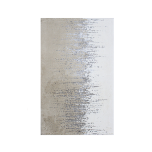Alfombra de Baño y Tapetes de Baño Tejidos en Jacquard con Hilo de Algodón Reciclado Teñido en Ombre Ecru Beige, Marca Privada 60x100cm - Hecho en Turquía - Product Image 2