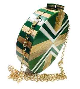 Bolso de mano de resina premium para damas, elegante y hecho a mano, perfecto para fiestas, bodas y un look festivo, artesanía de resina hecha a mano. - Product Image 6