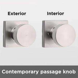 Bouton de porte rond simple en argent idéal pour les portes d'entrée des maisons modernes Appartements Bureaux et décoration intérieure des chambres d'Inde - Product Image 3